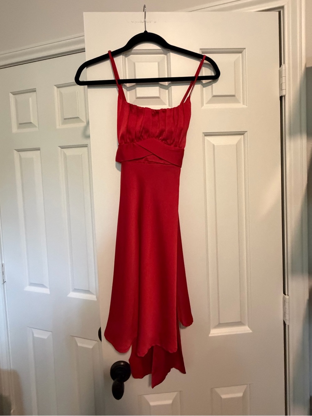 miami Red Spaghetti-Strap Dress